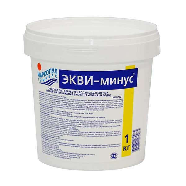 экви-минус порошок ведро 1кг (в коробке 12 шт )