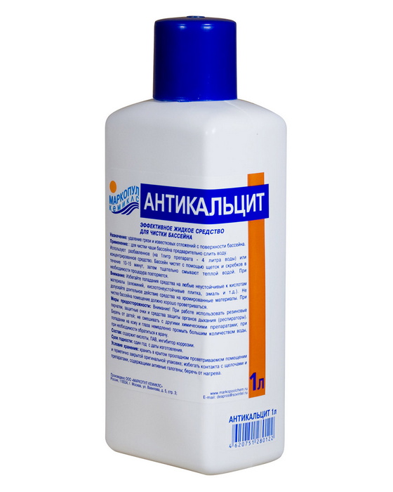 антикальцит флакон 1 л (коробка 14 шт)