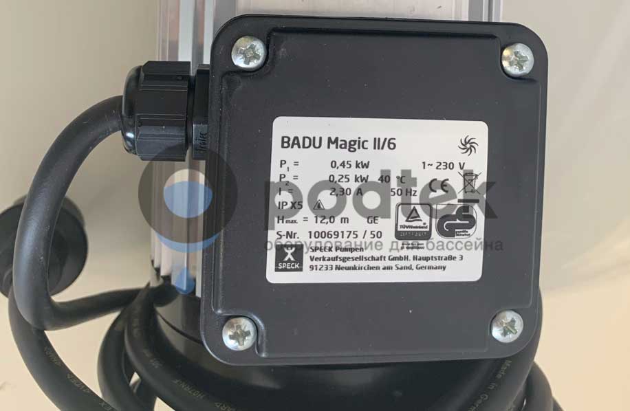 насос speck badu magic ii 11 (11 м3/ч)