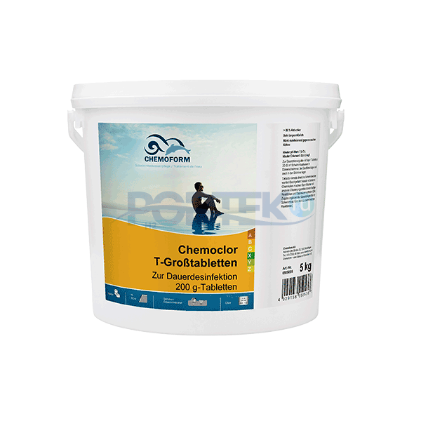 chemoform кемохлор т-таблетки 200г, 5 кг