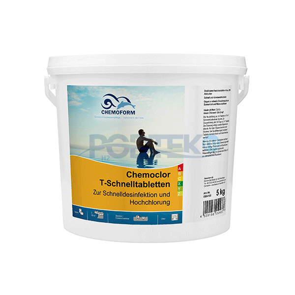 chemoform кемохлор т-быстрорастворимые таблетки, 5 кг