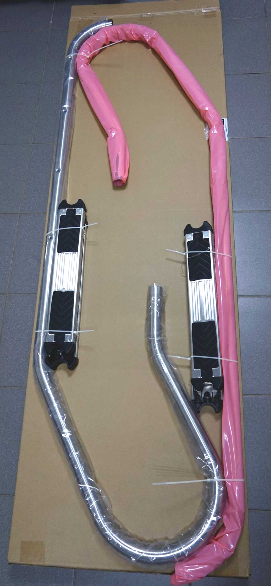 лестница emaux nsf 4 ступени (aisi-304)
