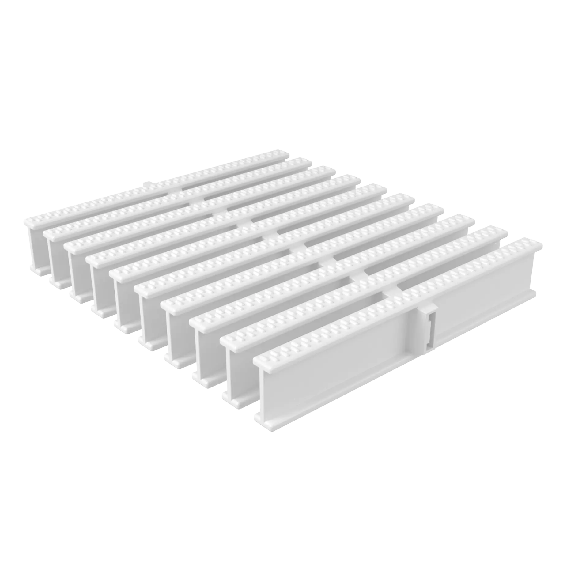 переливная решетка acon 195x34мм, цвет белый